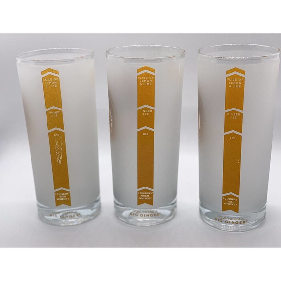 2 Gingers - Irish Whiskey Frosted Glasses - 10 oz - Set of 3. - Picture 5 of 6